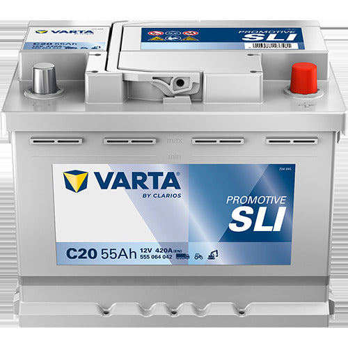 VARTA Startbatteri 555064042K182 12V 55Ah