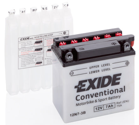 EXIDE Startbatteri 12N7-3B 12V 7Ah