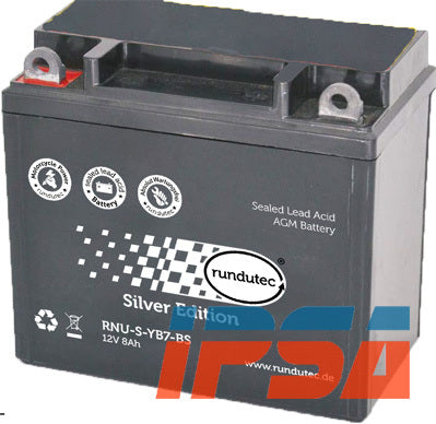 IPSA Startbatteri TMBA50713 12V 8Ah