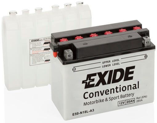 EXIDE Startbatteri E50-N18L-A3 12V 20Ah