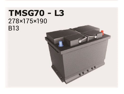 IPSA Startbatteri TMSG70 12V 70Ah