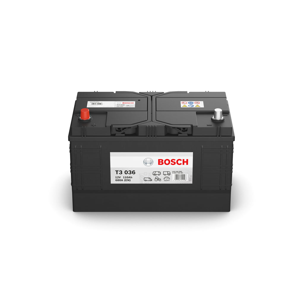 092 T30 361 BOSCH Startbatteri 0 12V 110Ah