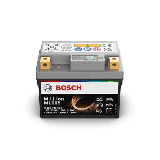 986 122 605 BOSCH Startbatteri 0 12V 2Ah