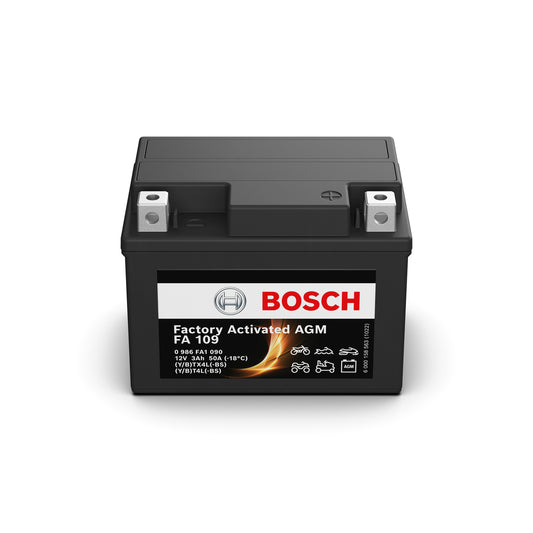 986 FA1 090 BOSCH Startbatteri 0 12V 3Ah