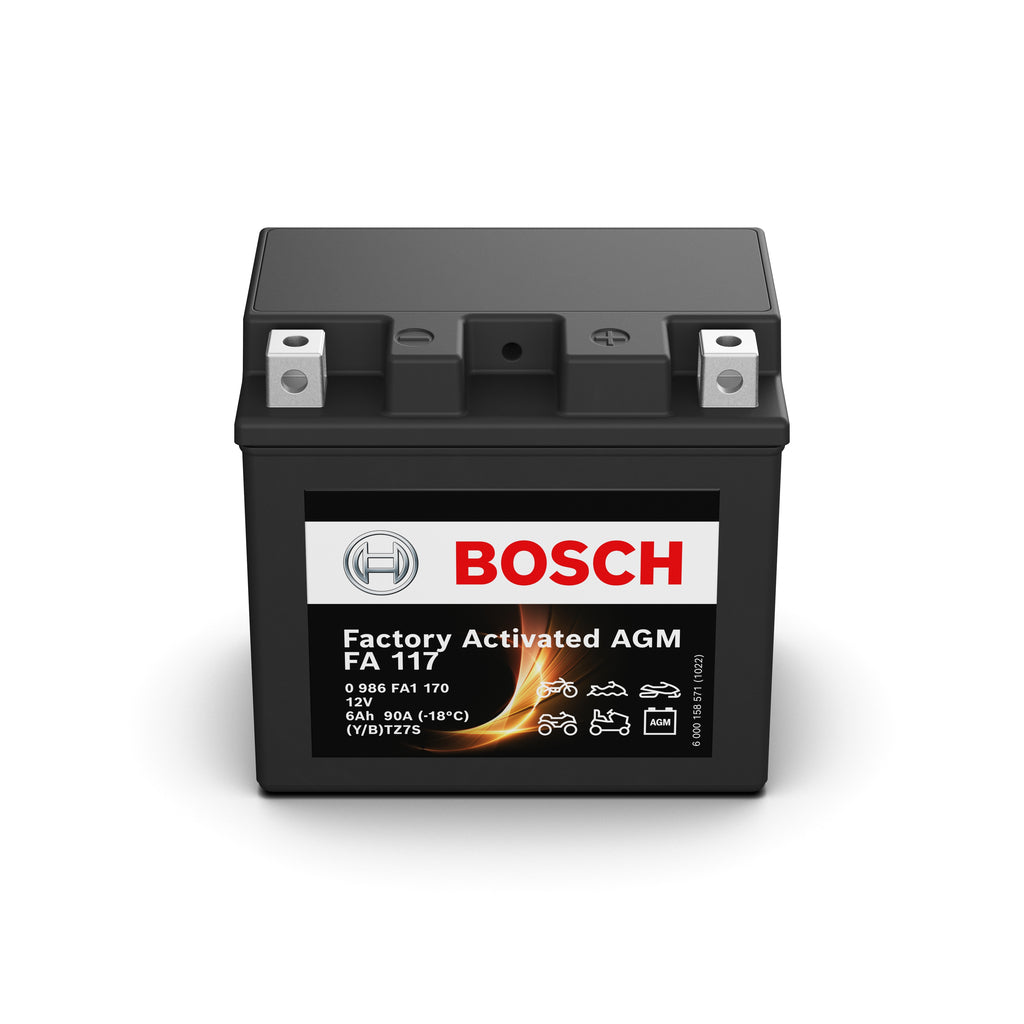 986 FA1 170 BOSCH Startbatteri 0 12V 6Ah