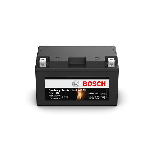 986 FA1 190 BOSCH Startbatteri 0 12V 6Ah