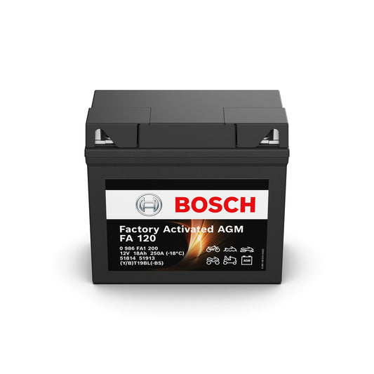 986 FA1 200 BOSCH Startbatteri 0 12V 18Ah