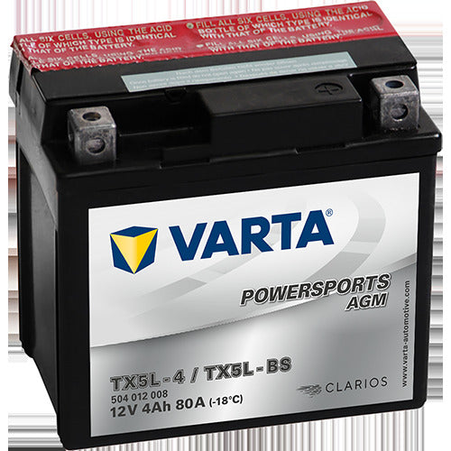 VARTA Startbatteri 504012008I314 12V 4Ah