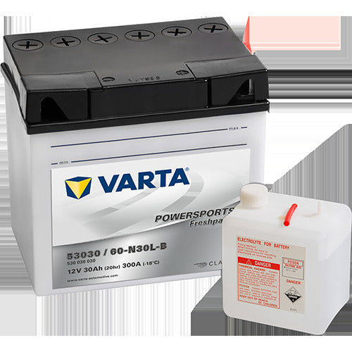 VARTA Startbatteri 530030030I314 12V 30Ah