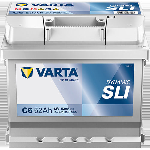 VARTA Startbatteri 552401052K262 12V 52Ah