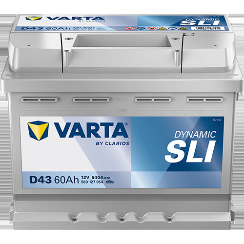 VARTA Startbatteri 560127054K262 12V 60Ah