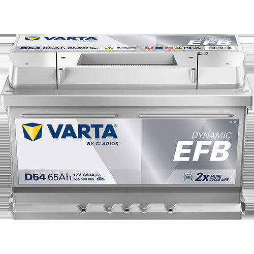 VARTA Startbatteri 565500065K262 12V 65Ah