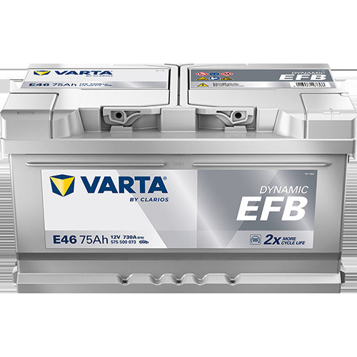 VARTA Startbatteri 575500073K262 12V 75Ah