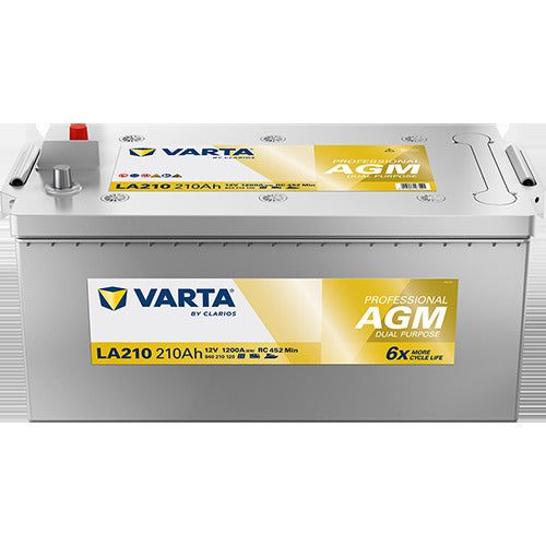 VARTA Startbatteri 840210120K312 12V 210Ah