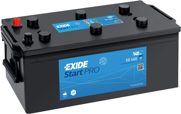 EXIDE Startbatteri EG1403 12V 140Ah