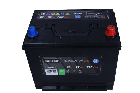 MAXGEAR Startbatteri 85-0026 12V 72Ah