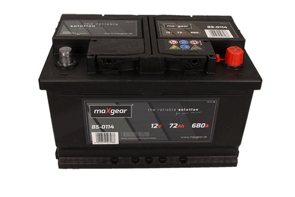 D722 MAXGEAR Startbatteri 572409068 12V 72Ah