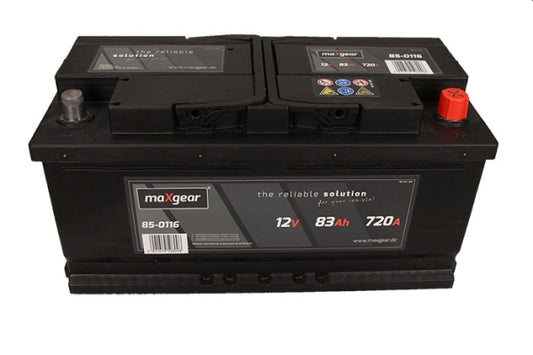 D722 MAXGEAR Startbatteri 583400072 12V 83Ah