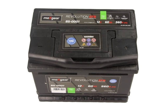 MAXGEAR Startbatteri 85-0001 12V 60Ah