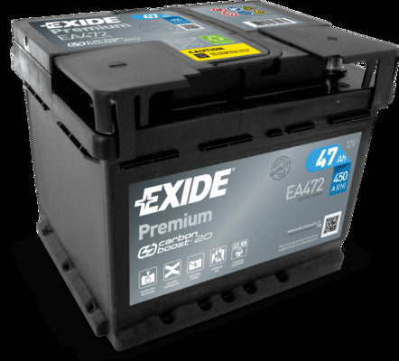 EXIDE Startbatteri EA472 12V 47Ah