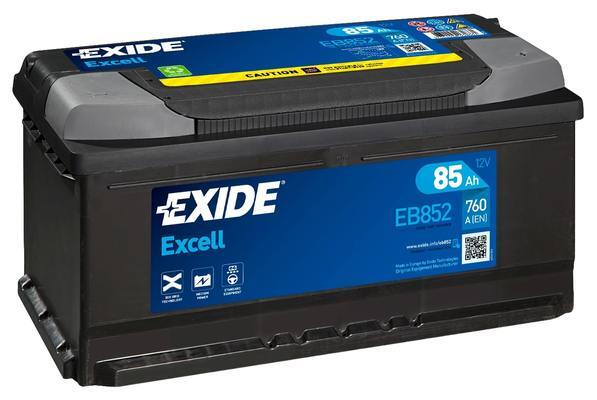 EXIDE Startbatteri EB852 12V 85Ah