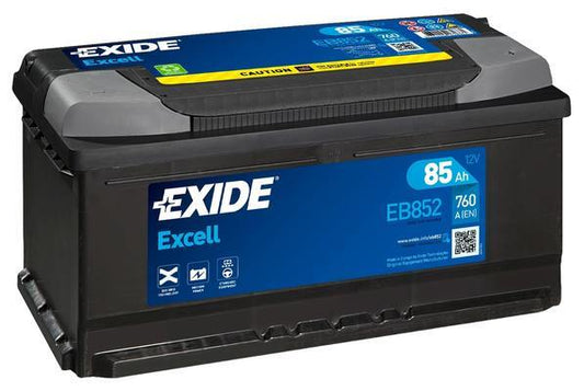 EXIDE Startbatteri EB852 12V 85Ah