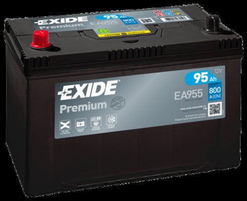 EXIDE Startbatteri EA955 12V 95Ah