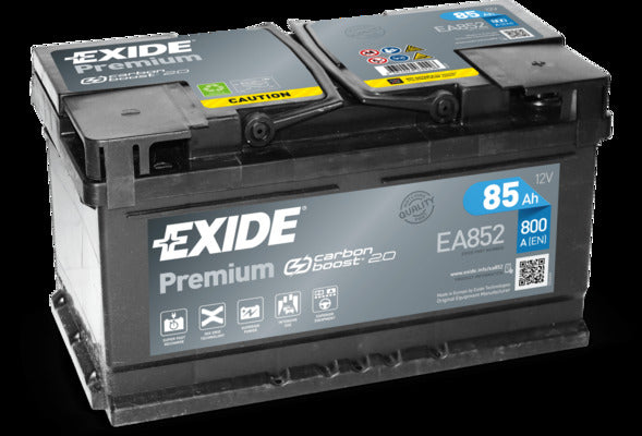 EXIDE Startbatteri EA852 12V 85Ah