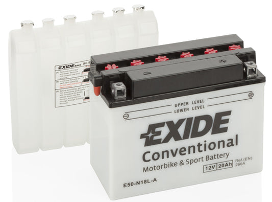 EXIDE Startbatteri E50-N18L-A 12V 20Ah