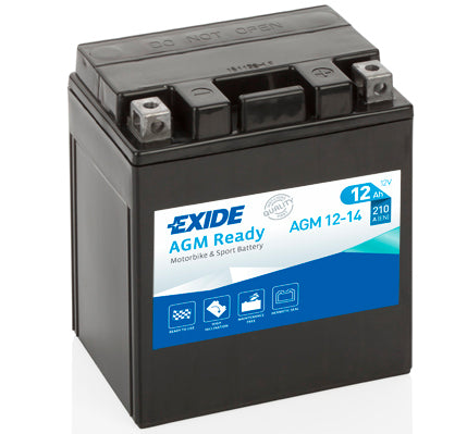 EXIDE Startbatteri AGM12-14 12V 12Ah