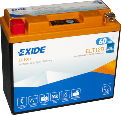 EXIDE Startbatteri ELT12B 12V 5Ah