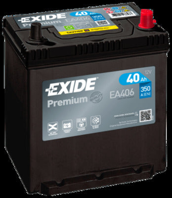 EXIDE Startbatteri EA406 12V 40Ah