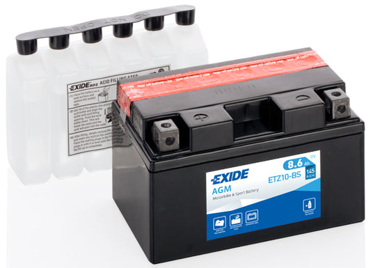 EXIDE Startbatteri ETZ10-BS 12V 9Ah