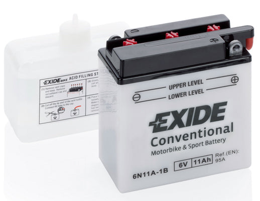 EXIDE Startbatteri 6N11A-1B 6V 11Ah