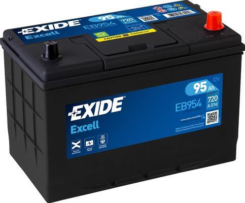 EXIDE Startbatteri EB954 12V 95Ah