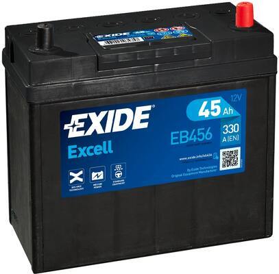 EXIDE Startbatteri EB456 12V 45Ah
