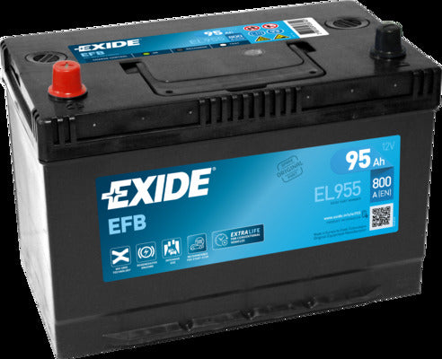 EXIDE Startbatteri EL955 12V 95Ah