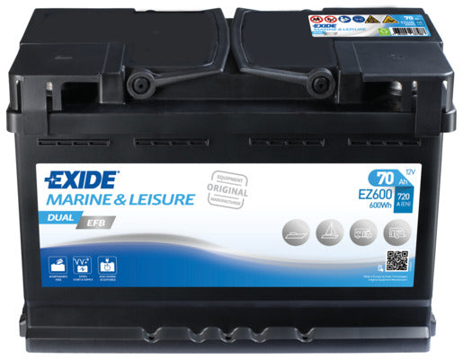 EXIDE Startbatteri EZ600 12V 70Ah