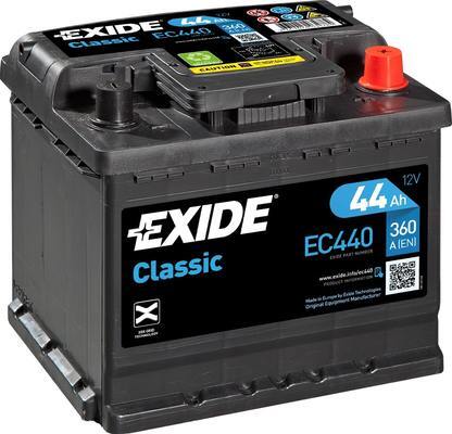 EXIDE Startbatteri EC440 12V 44Ah