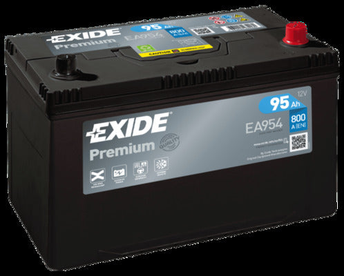 EXIDE Startbatteri EA954 12V 95Ah