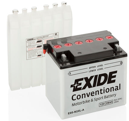 EXIDE Startbatteri E60-N24L-A 12V 28Ah