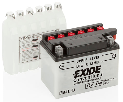 EXIDE Startbatteri EB4L-B 12V 4Ah