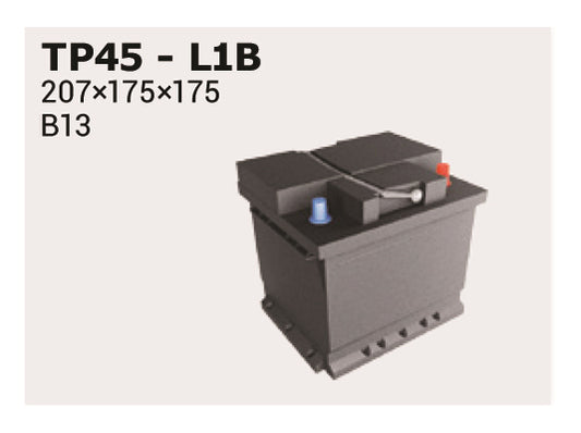 IPSA Startbatteri TP45 12V 45Ah