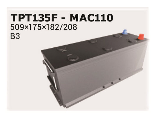 IPSA Startbatteri TPT135F