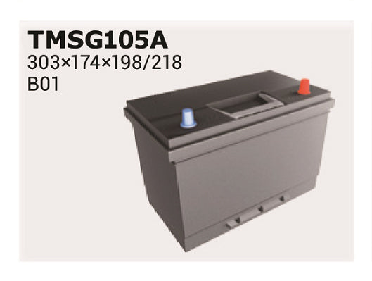 IPSA Startbatteri TMSG105A 12V 105Ah