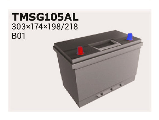 IPSA Startbatteri TMSG105AL 12V 105Ah