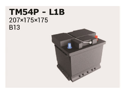 IPSA Startbatteri TM54P 12V 54Ah
