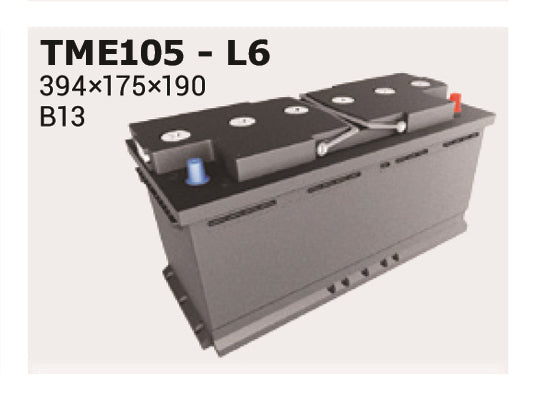 IPSA Startbatteri TME105 12V 105Ah