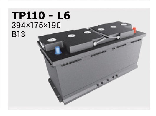 IPSA Startbatteri TP110 12V 110Ah