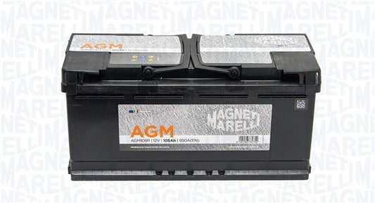 MAGNETI MARELLI Startbatteri 069105950009 12V 105Ah